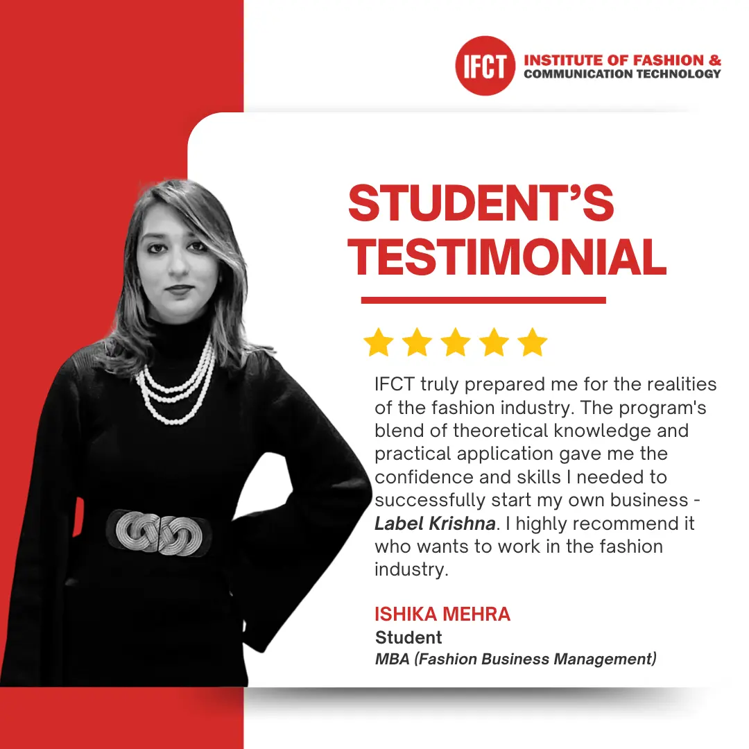 ifct student testimonial ishikamehra